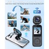 4K Vlogging Camera Pocket Action Cameras with Dual-Lens Mini Body