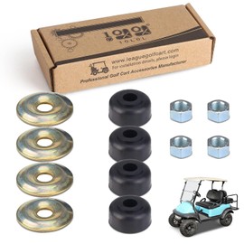 10L0L Golf Cart Shock Absorber Bushing Kits Fits Club Car (1982+) DS and Precedent Two Front/Rear Stud, Replaces OEM# 1011415