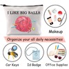 Crochet supplies Bag Knitting Project Bag I Like Big Balls