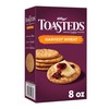 Toasteds Crackers, Party Snacks, Lunch Snacks, Harvest Wheat, 8oz Box