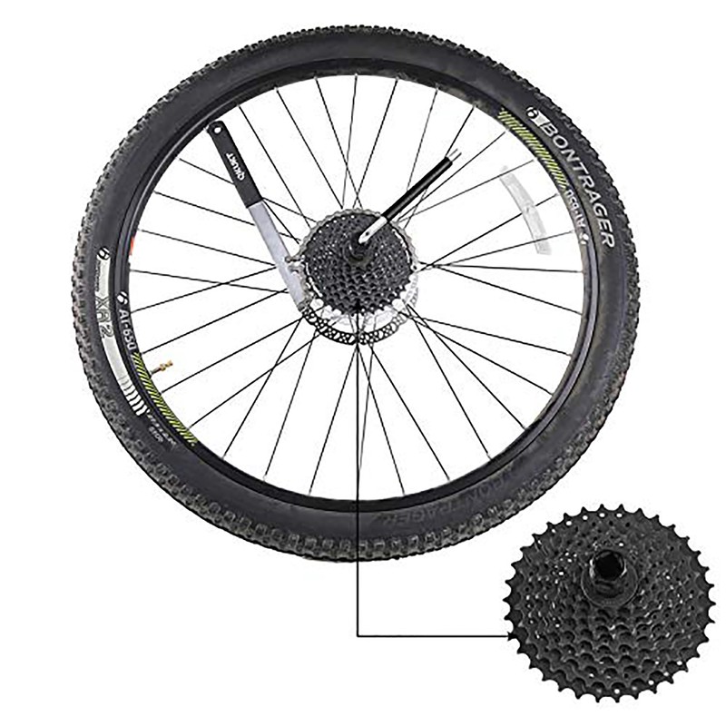 QKURT Bike Chain Whip Tool Kit Universal for Cassette and