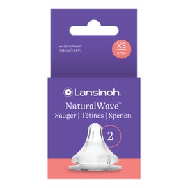 Lansinoh NaturalWave Teats XS - 0 Months + Pack of 2