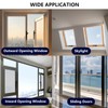 AHAQU 10PCS Replacement Window Handles, Right/Left Hand Universal Window Handle
