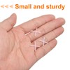 HARFINGTON 200pcs Tile Spacers 1mm Hard Plastic Cross Tiles Leveler