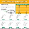 Coopache Ring Sizers for Loose Rings, 14 Pack Invisible Ring