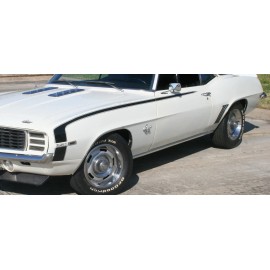 Unbranded Stripes fit 69 Camaro ss rs hockey stick stripe chevy El camino 454 Black white