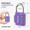 Puroma 1 Pack Combination Lock 4 Digit Locker Lock Outdoor
