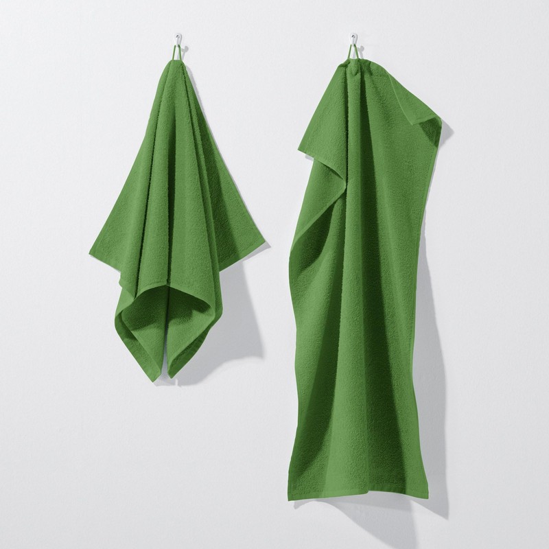 REDBEST Duschtuch Oceanside Walk-Frottier grün Größe 70x140 cm