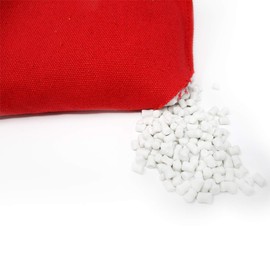 Trademark Innovations 6" Cornhole Bean Bag Toss Set for Cornhole Game (Set of 8) (Red, Blue)