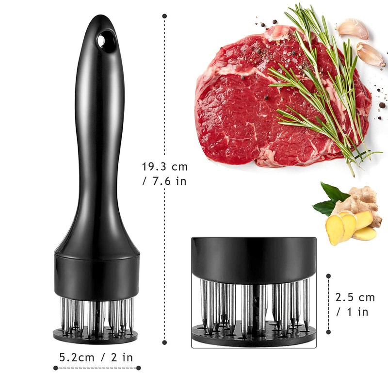 Meat Tenderizer, Stainless Steel Meat Tenderizer Needle Tool, for Steak,