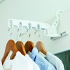 Aisen Comfortable Shirt Hanger 5-Hook Grey LK435 15cm×3cm×27cm