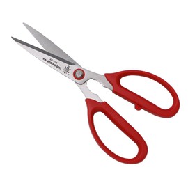 北正 KANETUNE キッチンハサミ 赤 KC-019