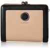 Jill Stuart Nostalgia Bi-Fold Wallet, Black, beige