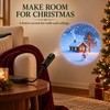 Indoor Christmas Projector Light, USB, 10 Festive Patterns for Walls