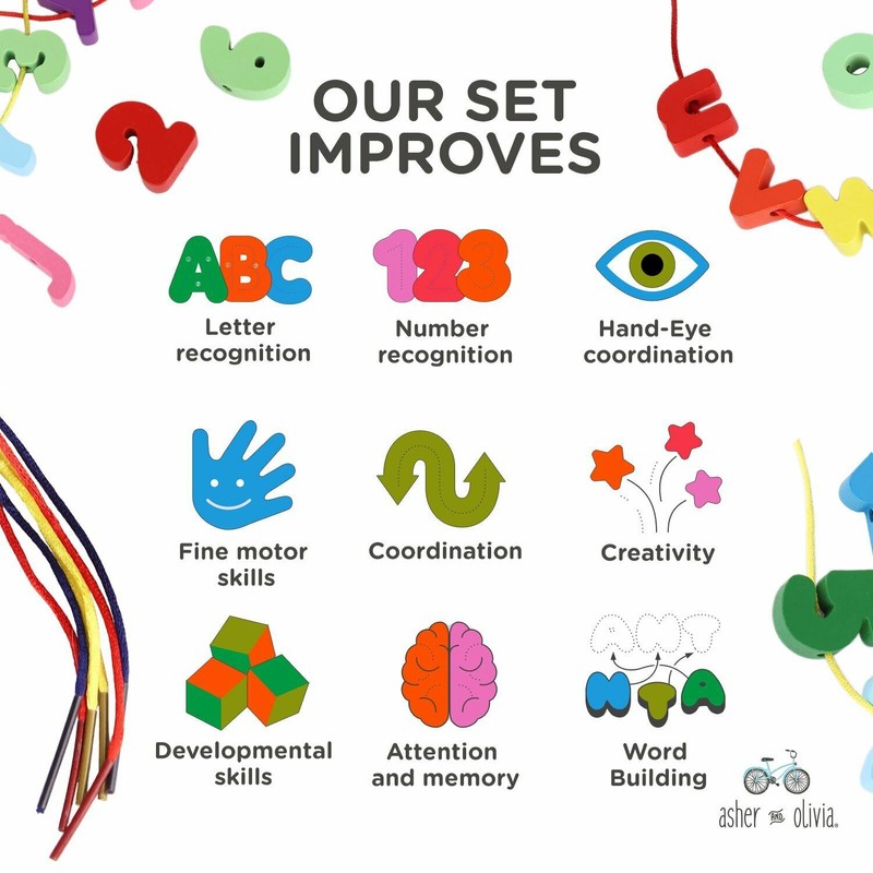 Asher and Olivia Alphabet Number Puzzles & Flash Cards –