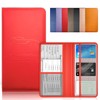 Red Car Registration & Insurance Card Holder for Glove Box Organizer Vehicle License Document Auto Truck Comparment Interior Accessories Case