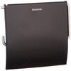 Brabantia 108600 Toilettenpapierhalter, Edelstahl, matt schwarz, 30 x 20 x