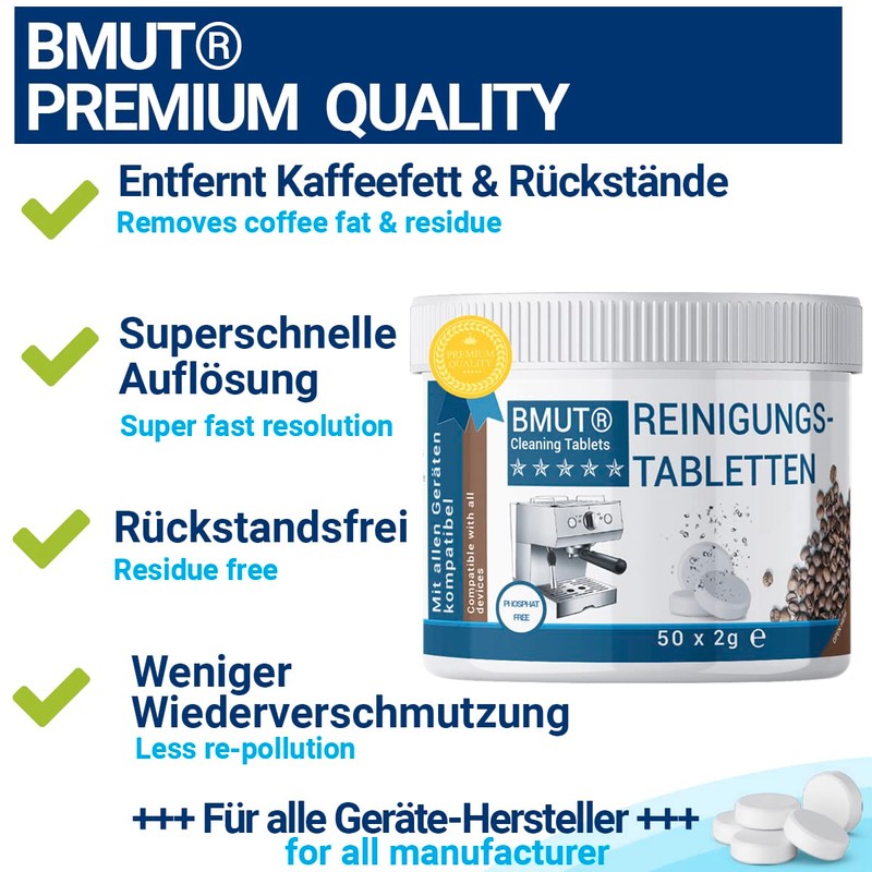 200 x 2 g Cleaning Tablets for Fully Automatic Coffee