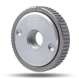 Mesee Quick Release Nut for Angle Grinder, M14 Angle Grinder Locking Nut Fast Clamping Flange Pressure Plate Angle Grinding Machine Fixing Attachment - Silver