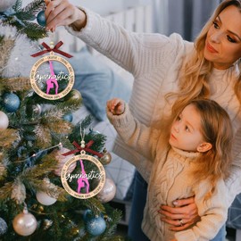 Gymnastics Ornament for Girl, Gymnast Ornaments for Christmas Tree - Gymnastics Gifts for Girls, Coach, Gymnast Gifts for Girls 4-12