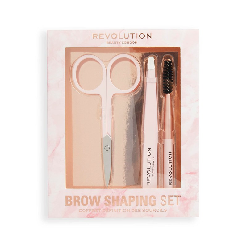 Revolution Beauty London, Brow Shaping Set, Eyebrow Grooming Kit, 3