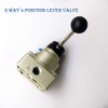 Rotary Lever Hand Valve POWERTOOL G1/4" 3 Positions 4 Way