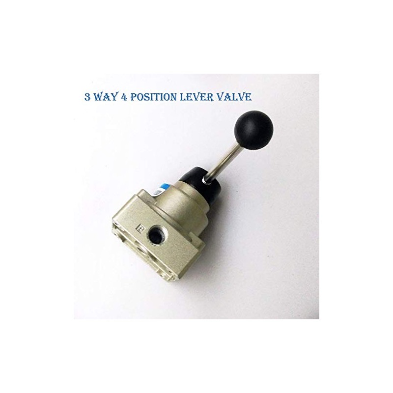 Rotary Lever Hand Valve POWERTOOL G1/4" 3 Positions 4 Way