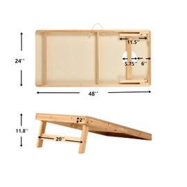 TREATLIFE HOME Outdoor Cornhole Game Set for Fun Family Gatherings, Stylish Airport Runway Design, Includes 2 Boards & 8 Bean Bags