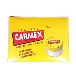 CARMEX Bálsamo labial original - Juego de 12 piezas con pantalla original