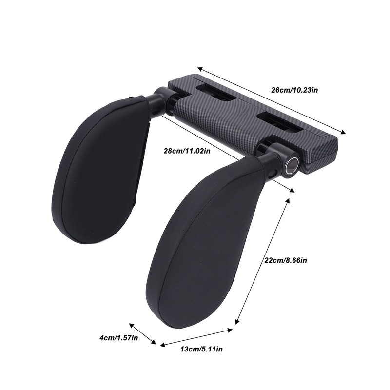 Car Headrest Pillow PU Adjustable Head Neck Support Rest Pillows