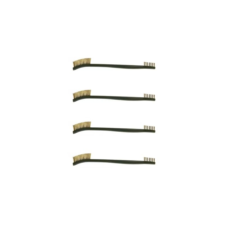 5-Piece Brass Wire Brush Set, Small Brass Wire Brushes, Mini