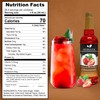 Syruvia Strawberry Syrup (25.4 fl oz) - Sweet Strawberry Bliss