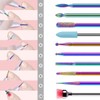 MelodySusie Diamond Bits Set Professional Grinding Body Grinding Head Nail