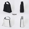 tak JTN-0310-GY Gray Lunch Bag 8.7 x 8.7 x 7.1