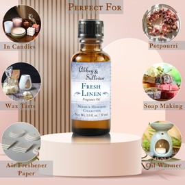 Abbey & Sullivan Fragrance Oil, Fresh Linen, 1 oz.