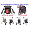 3 Wheel rollator Storage Bag,Bag for 3 Wheel Walker,Pouch Bag