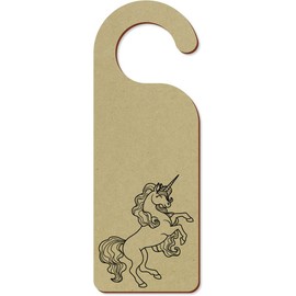 'Beautiful Unicorn' 200mm x 72mm Door Hanger/Sign (DH00045667)