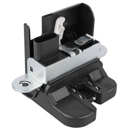 Godimg Tailgate Lock, Boot 4-Pin Door Lock for VW Golf 5 6 Touran Passat B6 B7 Seat Leon Altea 5K0827505A 1T0827505H 1K6827505E