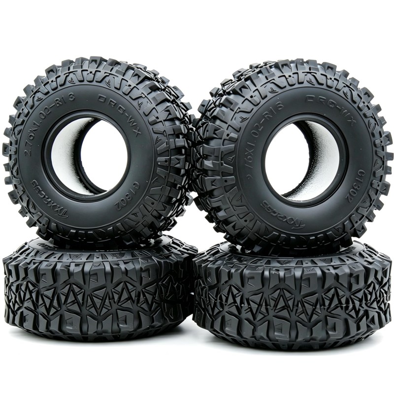TxxRcss RC 1.3 Inch Sticky Soft Tires 70 * 26mm