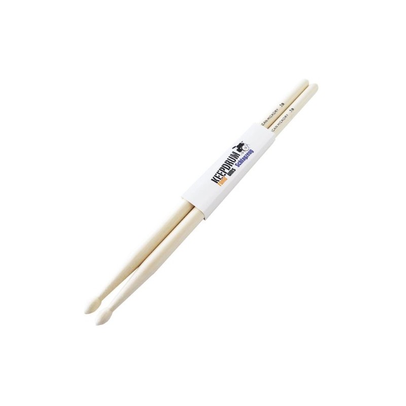 keepdrum 5B Hickory Drum Sticks 12 Pairs