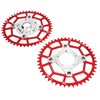 2pcs 104BCD Chainring Adapter Tooth Plate Aluminum Alloy 46T Mid