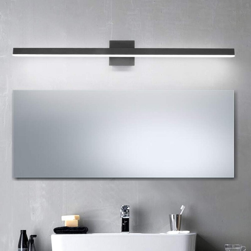 Aipsun 40 inch Modern Black Vanity Light LED Black Bathroom