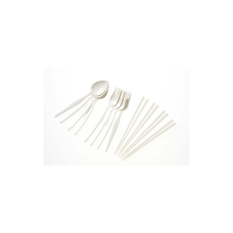 Captain Stag M-7840 Goody Spoons (4), Fork (4), Chopsticks (4)