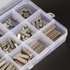 Round End Feather Key Parallel Drive Shaft Key Set, 140pcs
