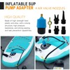 GRABOTE New Blue Inflatable Pump Adaptor Compressor Paddle Board Pump