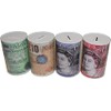 £5 £10 £20 and £50 Novelty Money Saving Tin, 1