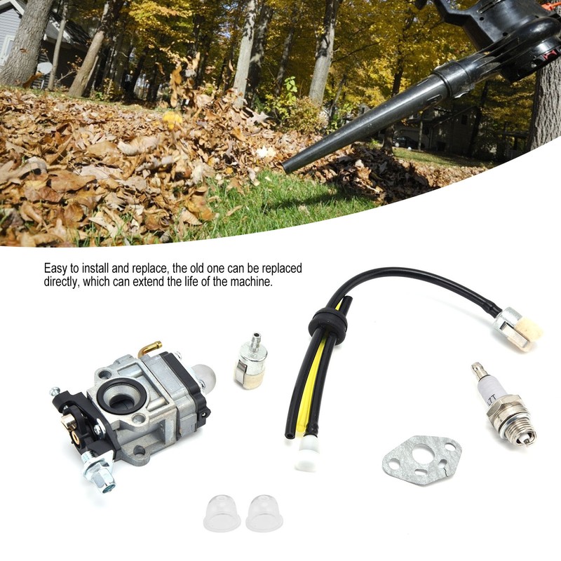 Carburetor Kit Spark Plug Oil Tube Assembly for Poulanpro 46cc
