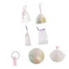 WOONEKY Handmade Soap Pouch for Bath Shower Cleansing Foaming Net