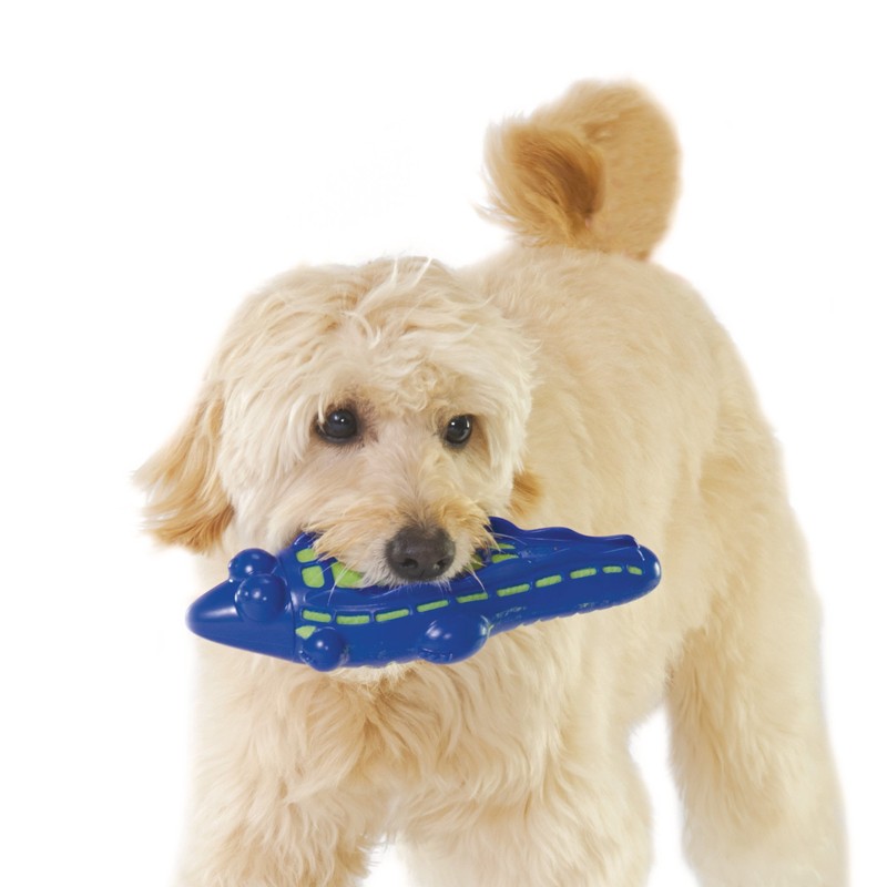 PET STAGES Gummy Plush Gator Toy, Medium