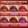 ULTRAMO Labial Líquido Mate, Tinta para Labios Matte Difuminado (02VIOLETFEVER)